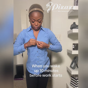 Pizazz 8X5 Glueless Chestnut Brown Ombre T1b/4 Lace Front  Wig Human Hair Pre Plucked Pre Bleached 250 Density Lace Front Wigs (18Inch)