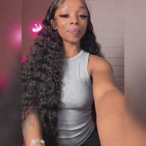 13x6 Full HD Lace Wigs Deep Wave Human Hair Parting Max Wigs Pre Plucked Natural Hairline