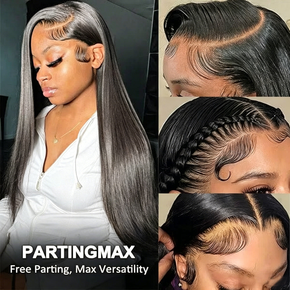 Glueless 13x6 HD Lace Straight Wig | Pre-Plucked Natural Hairline