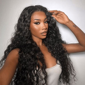 13x6 Full HD Lace Wigs Deep Wave Human Hair Parting Max Wigs Pre Plucked Natural Hairline