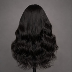 3 In 1 Half Wig | Kinky Straight with Soft Body Curls Comfortable Fit Glueless Install Filp Over Half Wig With Adjustable Drawstring