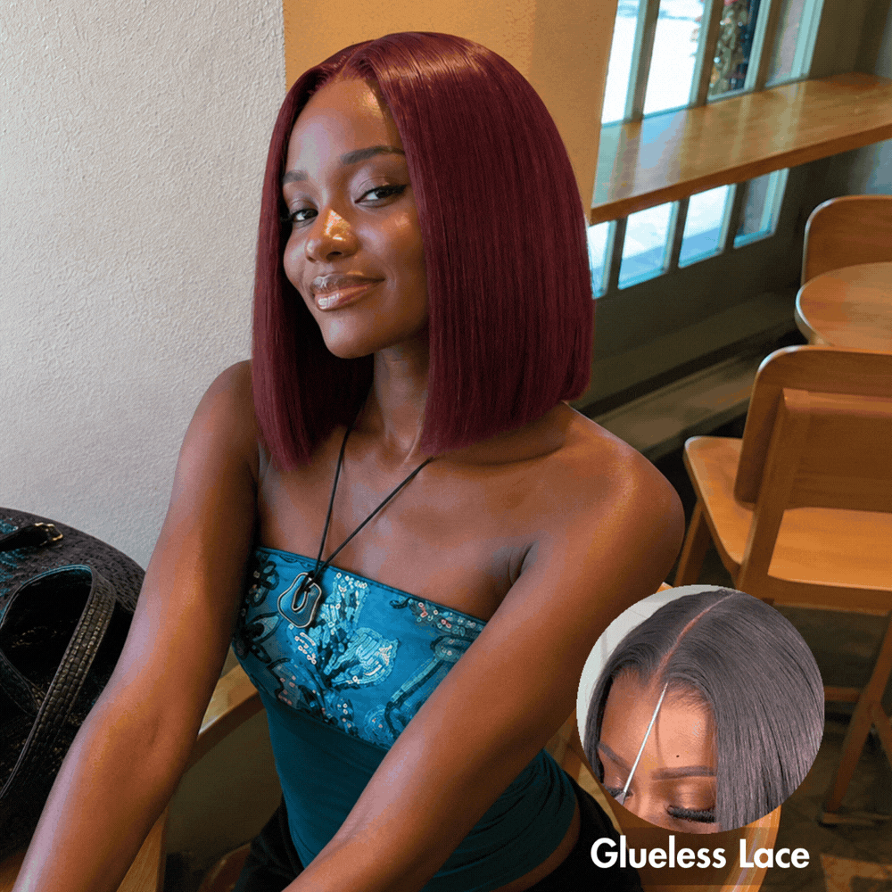 2 Wigs Set |  5x5 HD Lace  Pixie Curly Lace Wig  & 5X5 HD Lace #4 Chocolate Brown Short Bob Wig Flash Sale
