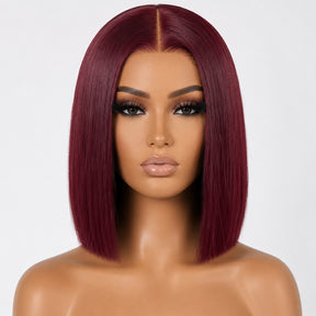 2 Wigs Set |  5x5 HD Lace  Pixie Curly Lace Wig  & 5X5 HD Lace #4 Chocolate Brown Short Bob Wig Flash Sale