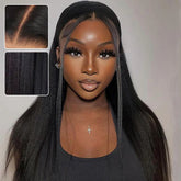 Yaki Straight Glueless 5x5 HD Lace Closure Human Hair Wig