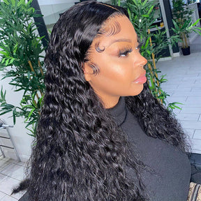 13x4 lace front water wave wig
