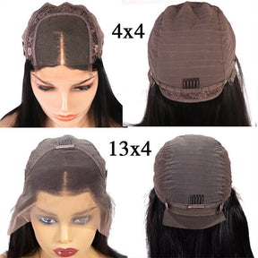 #99J Long Burgundy Color 13x4 Lace Front 4x4 Lace Closure Loose Deep Wave Human Hair Wig