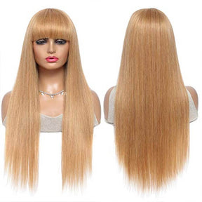Honey Blond Human Hair Wigs