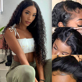 13x4 lace front water wave wig