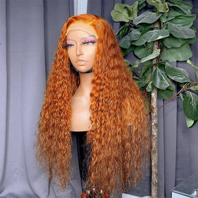 Ginger Color Water Wave 13*4/13*6 HD Lace Front Wigs