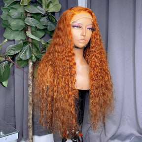 Ginger Color Water Wave 13*4/13*6 HD Lace Front Wigs