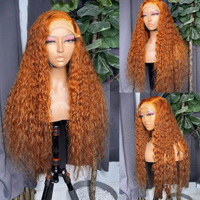 Ginger Color Water Wave 13*4/13*6 HD Lace Front Wigs