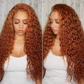 Ginger Color Water Wave 13*4/13*6 HD Lace Front Wigs