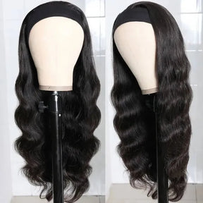Body Wave Affordable Headband Wig Human Hair Wigs For Women High Density