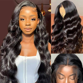 13*4 HD Lace Frontal Wigs Skin Melt Transparent Human Hair Wigs