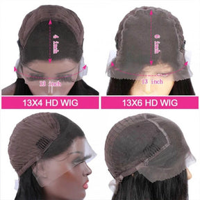 Ginger Color Water Wave 13*4/13*6 HD Lace Front Wigs