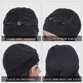 Curly Headband Bob Wig