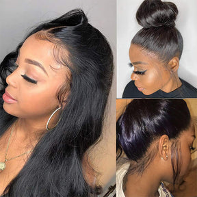 Straight 360 Lace Frontal Wigs