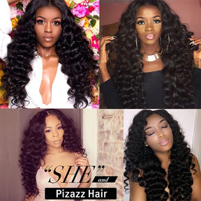 Loose Wave 3 Bundles With 4x4 Lace Closure