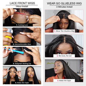 Water Wave Pre-Cut Lace Closure Wigs