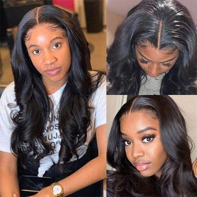 Body Wave 5x5 Lace Closure Wig Pre Plucked Affordable Human Hair Wigs