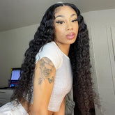 Deep Wave Glueless Wear And Go Wigs Pre Plucked 4x4 & 5x5 Pre Cut Lace Closure Wigs Beginner Friendly