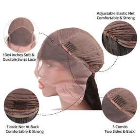 Loose Deep Wave 360 HD Invisible Lace Frontal Human Hair Wigs with Pre Plucked Hairline