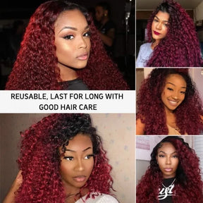 V Part Human Hair Wigs