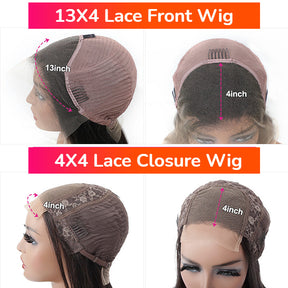 #33 Auburn Colored Wig 13x4/5x5 HD Lace Front Closure Human Hair Wigs Jerry Curly Frontal Wigs 180% Density