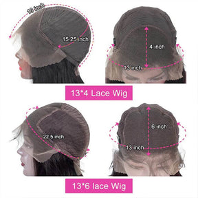 Straight Short Bob Wigs 13x4/13x6 HD Lace Frontal Wigs 100% Human Hair Bob Wigs